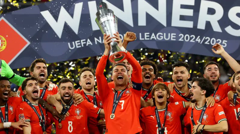 Cristiano Ronaldo Makes History As The Oldest Player To Have Ever Played in The Nations League