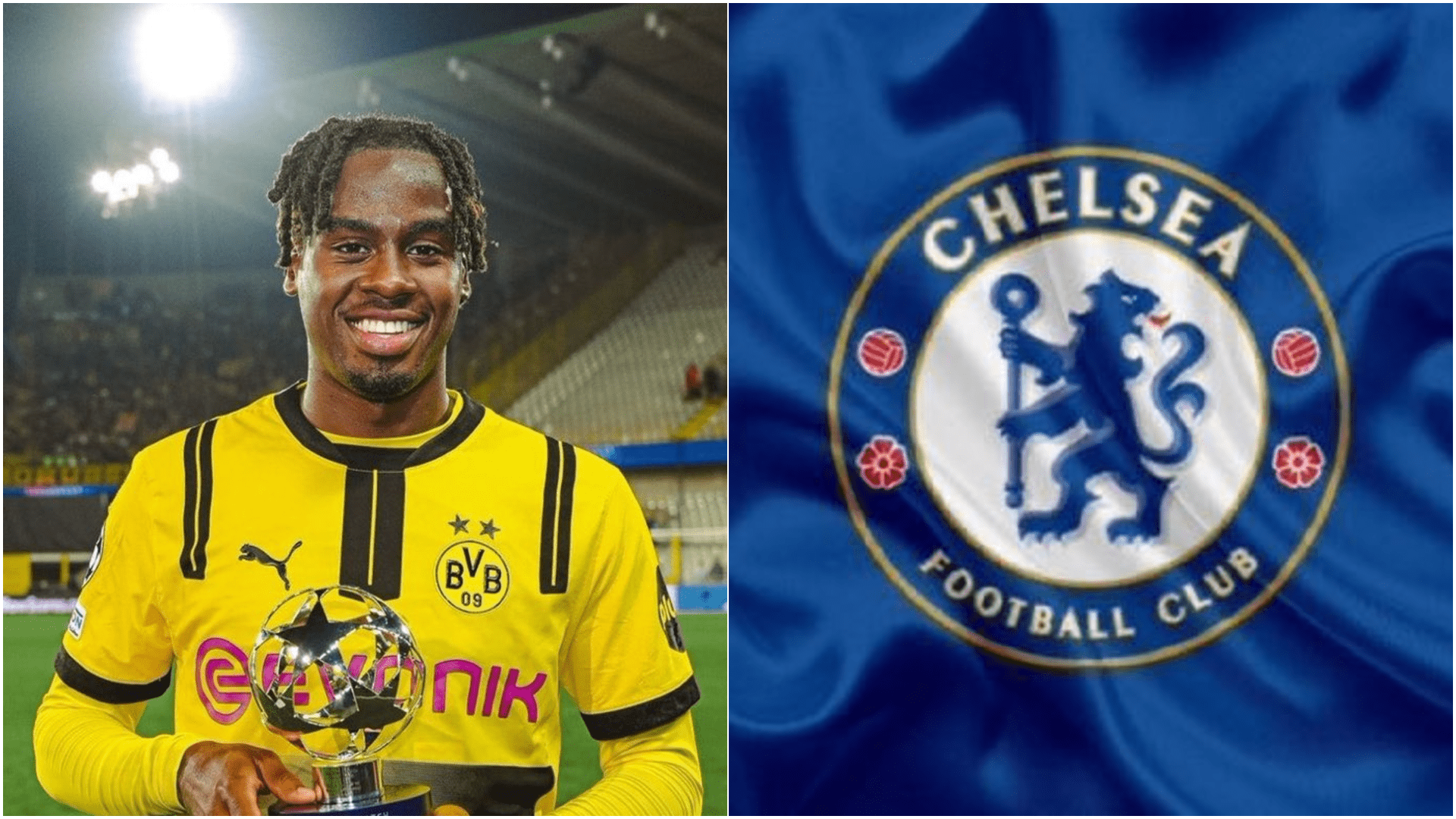 Jamie Bynoe-Gittens to Chelsea: Deal Close After Positive Talks Between Chelsea and Dortmund.
