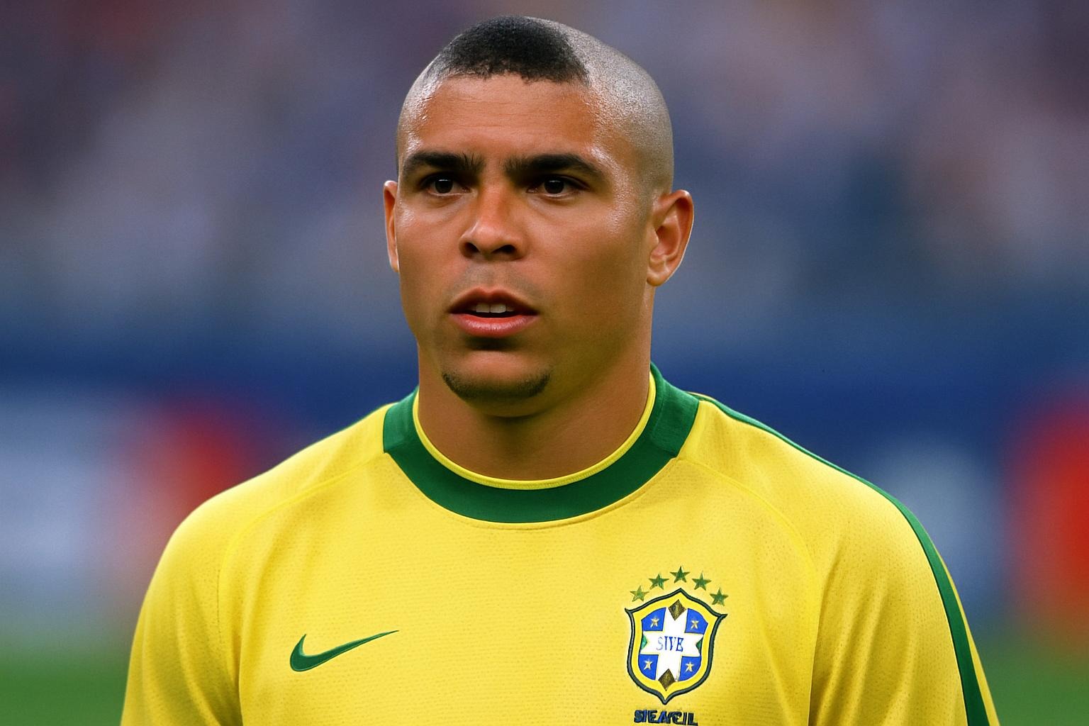 Ronaldo Nazário in Brazil shirt