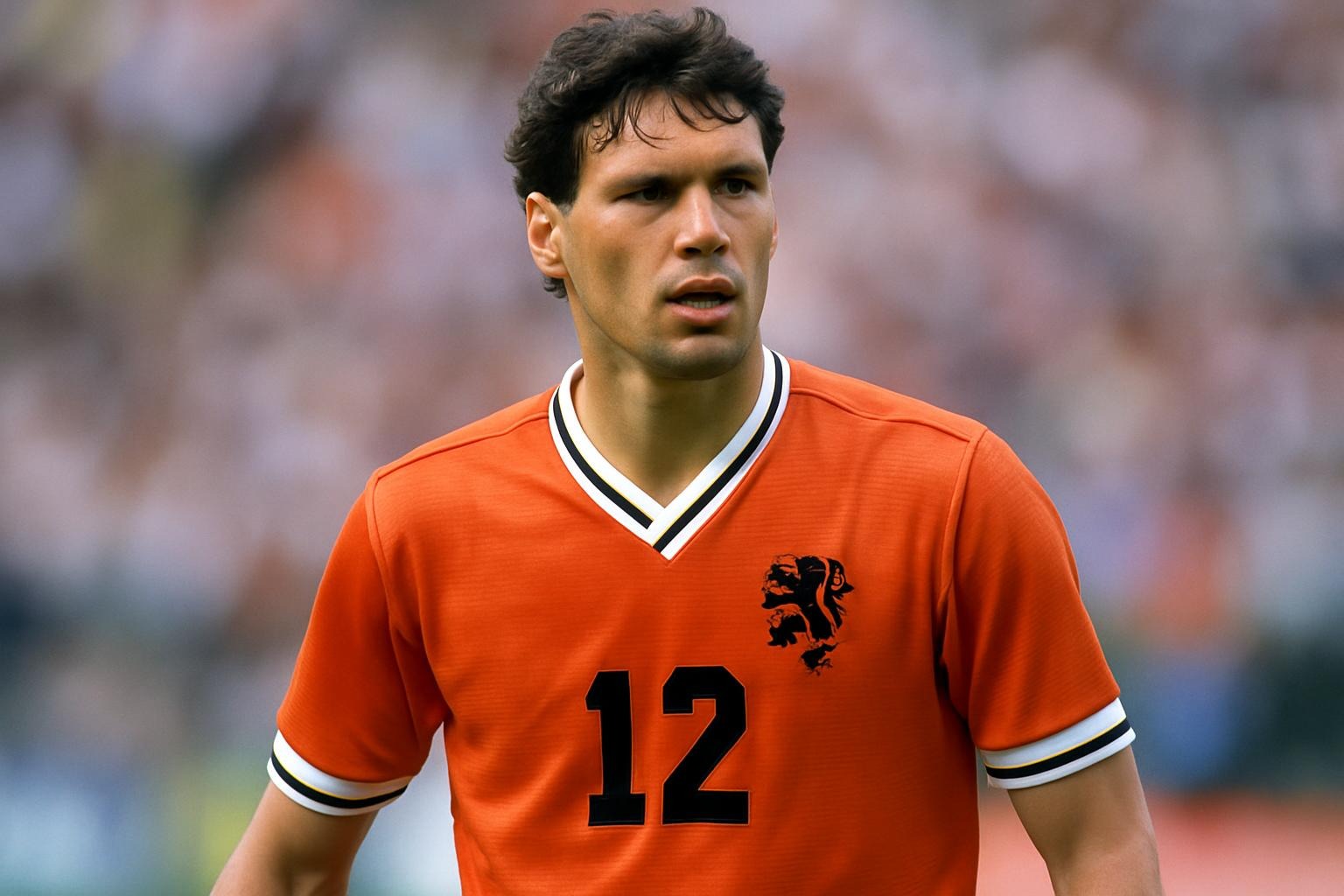Marco Van Basten in Netherlands shirt