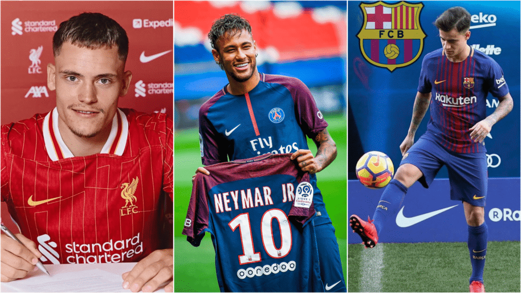 Top 10 Most Expensive Transfers in Football History