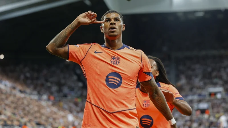 Marcus Rashford Shines as Barcelona Beats Newcastle in Thrilling UCL Clash